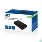 Kép 8/8 - ACT AC1405 USB3.2 3,5" Hard Drive Enclosure Screwless Design Black mobilrack / beépítő keret