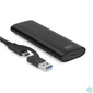 Kép 1/5 - ACT AC1615 USB-C M.2 NVMe / PCIe SSD Enclosure tool-free Black mobilrack / beépítő keret