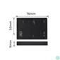 Kép 2/4 - ACT External USB 3.2 Gen1 (USB 3.0) Card Reader Black kártyaolvasó