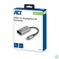 Kép 5/8 - ACT AC7030 USB-C to DisplayPort 4K  Silver speciális átalakító
