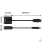 Kép 2/4 - ACT AC7510 DisplayPort - DVI-I (Dual Link) (24+5) adapter Black speciális átalakító