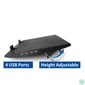 Kép 4/8 - ACT AC8105 17" Laptop Cooling Stand with 4-Port Hub Black
