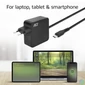 Kép 6/11 - ACT USB-C laptop wall charger 65W with Power Delivery profiles 2m Black