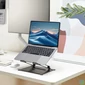 Kép 12/12 - ACT AC8140 Foldable Laptop Stand Aluminium with stepless height adjustment