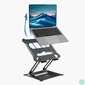 Kép 4/12 - ACT AC8140 Foldable Laptop Stand Aluminium with stepless height adjustment