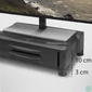 Kép 2/4 - ACT AC8215 Monitor stand extra wide with two drawers adjustable height