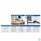 Kép 5/8 - ACT AC8305 Single Monitor Arm with Laptop Arm 10"-32" Black