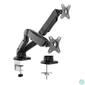 Kép 2/8 - ACT AC8312 Gas Spring Dual Monitor Arm Office 13"-32" Black