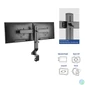 Kép 4/8 - ACT AC8322 Dual Monitor Arm Office Quick Height Adjustment 10"-27" Black