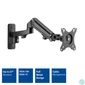 Kép 2/9 - ACT AC8310 Monitor wall mount with gas spring 1 screen Black