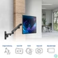 Kép 5/9 - ACT AC8310 Monitor wall mount with gas spring 1 screen Black