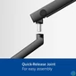 Kép 11/14 - ACT AC8327 Single monitor arm office solid pro with mechanical spring