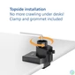 Kép 12/14 - ACT AC8327 Single monitor arm office solid pro with mechanical spring