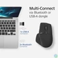 Kép 6/8 - ACT AC5146 Wireless Bluetooth Mouse Black egér