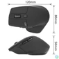 Kép 7/8 - ACT AC5146 Wireless Bluetooth Mouse Black egér