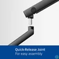 Kép 11/13 - ACT AC8328 Dual monitor arm office solid pro, with mechanical spring