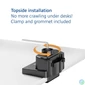 Kép 12/13 - ACT AC8328 Dual monitor arm office solid pro, with mechanical spring
