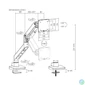 Kép 14/15 - ACT AC8340 Single Monitor Arm Office Premium with Gas Spring