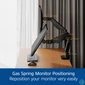 Kép 2/16 - ACT AC8342 Dual Monitor Arm Office Premium with Gas Spring