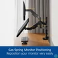 Kép 3/17 - ACT AC8343 Dual Monitor Arm Office Premium with Gas Spring Pole Mounted