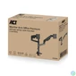 Kép 9/17 - ACT AC8343 Dual Monitor Arm Office Premium with Gas Spring Pole Mounted