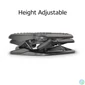 Kép 4/9 - ACT AC8020 Ergonomic Height Adjustable Footrest with Massage Rollers