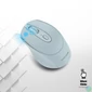 Kép 4/4 - Advance Feel Series Wireless Mouse Blue egér