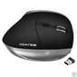 Kép 3/6 - Advance Vertical Plus Wireless Mouse Black egér