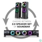 Kép 3/5 - Advance Soundphonics 6W RMS RGB Speaker Black hangszóró
