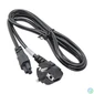 Kép 1/3 - Akyga AK-NB-01A Cloverleaf Power Cable 1,5m Black kábel