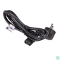 Kép 2/2 - Akyga AK-PC-02A Angle PC Power Cord cable 1,5m Black kábel