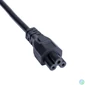 Kép 3/3 - Akyga AK-NB-10A Power Cable Clover CCA CEE 7/7 / IEC C5 3m kábel
