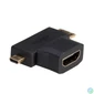 Kép 1/3 - Akyga AK-AD-23 HDMI/miniHDMI/microHDMI Adapter Black speciális átalakító
