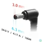 Kép 3/5 - Akyga AK-ND-73 Adapter Toshiba 24 V/4,17A 100W