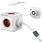 Kép 2/4 - Allocacoc PowerCube Extended Hálózati Elosztó 5DIN 1,5m Boston Red