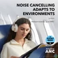 Kép 3/4 - ANKER Soundcore Space One Bluetooth Headset Latte Cream