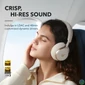 Kép 4/4 - ANKER Soundcore Space One Bluetooth Headset Latte Cream