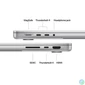 Kép 3/4 - Apple MacBook Pro 14,2" (2024) Silver notebook