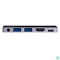 Kép 3/8 - ATEN UH3238 USB-C Travel Dock with Power Pass-Through