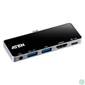 Kép 4/8 - ATEN UH3238 USB-C Travel Dock with Power Pass-Through
