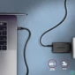 Kép 4/6 - AXAGON BUCM3-CM10AB Speed USB-C > USB-C 3.2 Gen 1 Cable 1m Black kábel