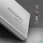 Kép 5/8 - AXAGON EEM2-UG2 USB-C 3.2 Gen 2 NVMe M.2 box Grey mobilrack / beépítő keret