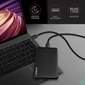 Kép 6/6 - AXAGON EE25-SL SuperSpeed USB SLIDE box Black mobilrack / beépítő keret