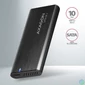 Kép 2/10 - AXAGON EEM2-SBC SuperSpeed+ USB-C - M.2 SATA SSD RAW Box Black mobilrack / beépítő keret