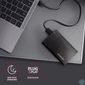 Kép 5/6 - AXAGON EE25-A6M USB3.2 RAW Box Black mobilrack / beépítő keret