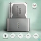 Kép 3/10 - AXAGON ADSA-DC SuperSpeed USB DUAL2.5"/3.5" HDD/SSD DUAL dock mobilrack / beépítő keret