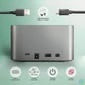 Kép 7/10 - AXAGON ADSA-DC SuperSpeed USB DUAL2.5"/3.5" HDD/SSD DUAL dock mobilrack / beépítő keret