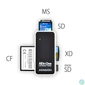Kép 6/9 - AXAGON CRE-X1 External 5-slot Card Reader Black/White kártyaolvasó