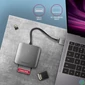 Kép 5/6 - AXAGON CRE-S3 SUPERSPEED USB-A UHS-II Card Reader Black kártyaolvasó