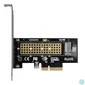 Kép 2/6 - AXAGON PCEM2-N PCIE NVME M.2 x4 M-Key slot adapter bővítőkártya